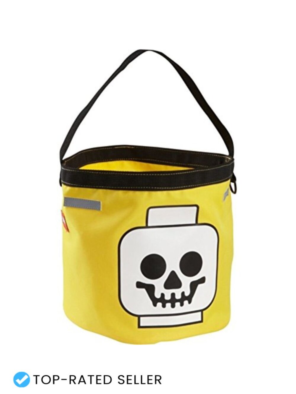 LEGO Licensed Halloween Tote Bag with Skull Print, 6 Liter